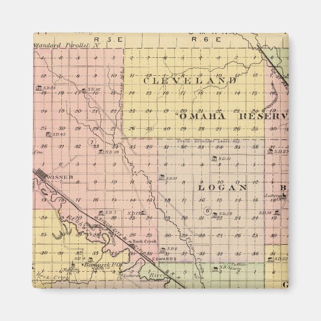 Cuming County, Nebraska Magnet (Front)