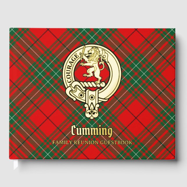 Cumming Family Reunion Guest Book (Front)