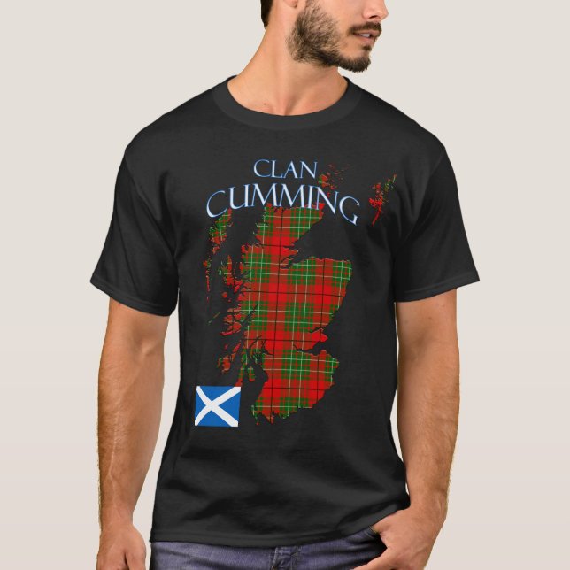 Cumming Scottish Clan Tartan Scotland T-Shirt (Front)