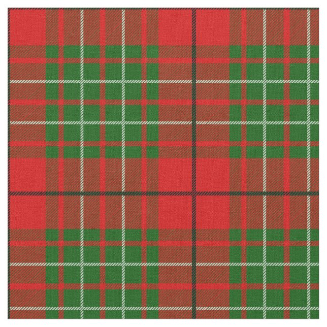 Cumming Tartan Print Fabric (Close Up)