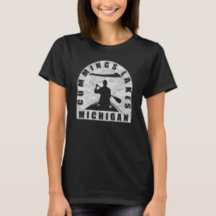 Cummings Lakes Canoeing Michigan T-Shirt