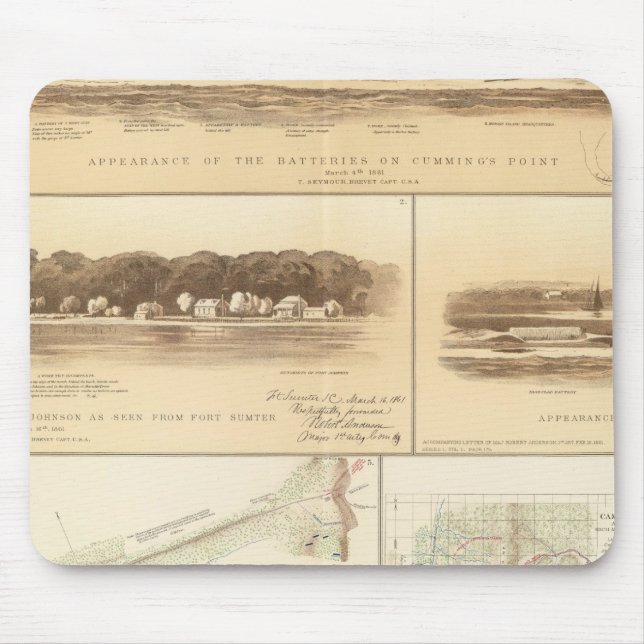 Cumming's Pt batteries and works Mouse Mat (Front)