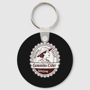 Cummins Cider Shirt - Funny Joke Novelty Gag Gift  Key Ring