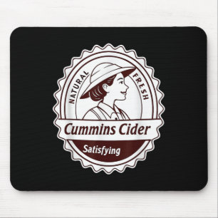 Cummins Cider Shirt - Funny Joke Novelty Gag Gift  Mouse Mat