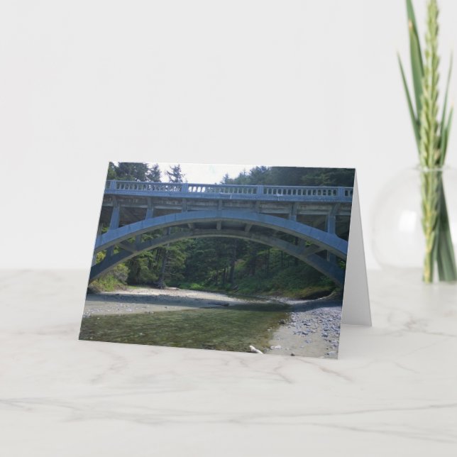 Cummins Creek at Neptune State Park, OR Card (Front)