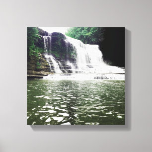 cummins falls canvas print