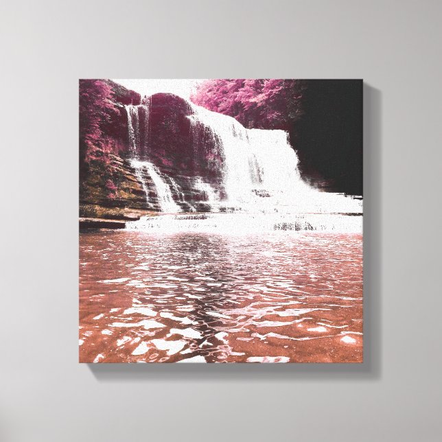 cummins falls canvas print (Front)