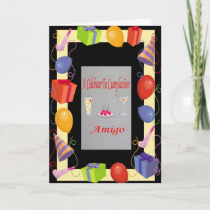 Cumpleaños Amigo Card