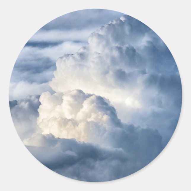 Cumulus Cloud Group Classic Round Sticker (Front)