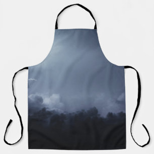 CUMULUS CLOUDS AND LIGHTNING APRON