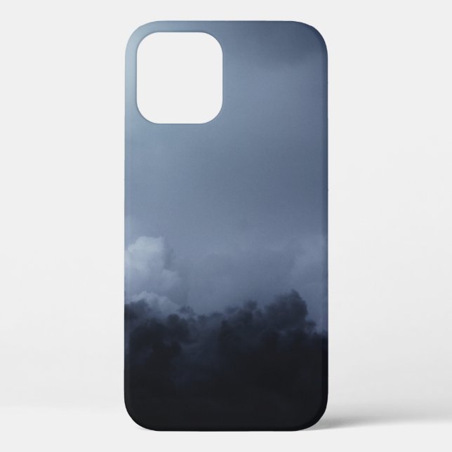 CUMULUS CLOUDS AND LIGHTNING Case-Mate iPhone CASE (Back)