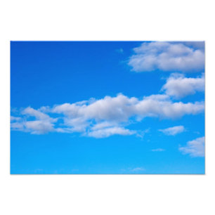 cumulus clouds over the western Antarctic Photo Print