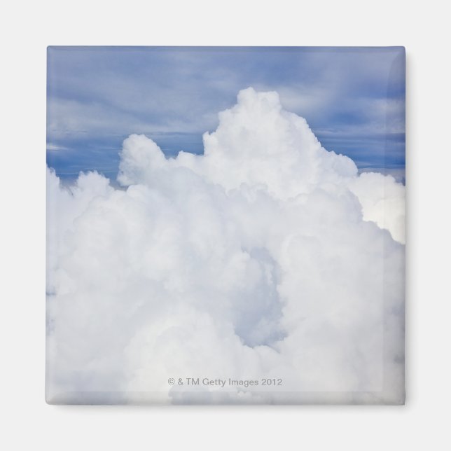 Cumulus clouds viewed from high angle. magnet (Front)