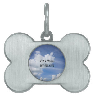 Cumulus Puffs Pet Name Tag