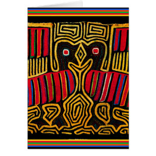 Cuna Indian Mola Duck Design