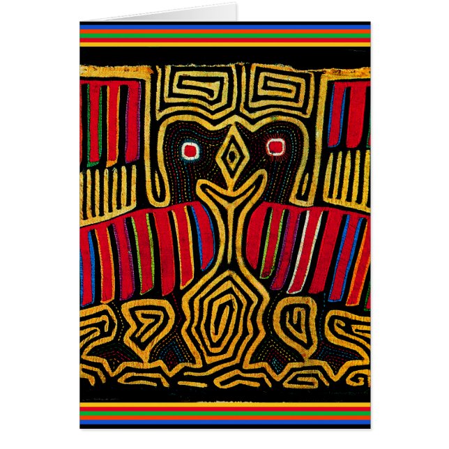 Cuna Indian Mola Duck Design (Front)