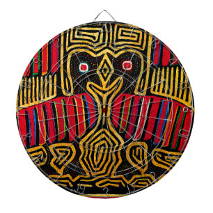 Cuna Indian Mola Duck Design Dartboard