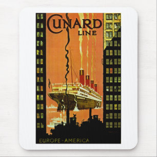 Cunard Europe-America Mouse Mat