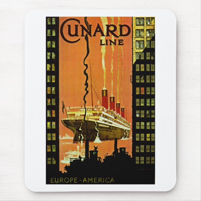 Cunard Europe-America Mouse Mat (Front)
