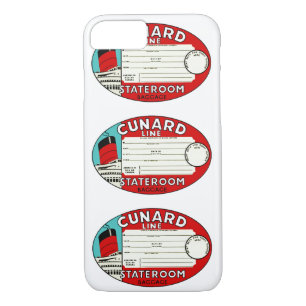 Cunard Line Luggage Label iPhone 8/7 Case