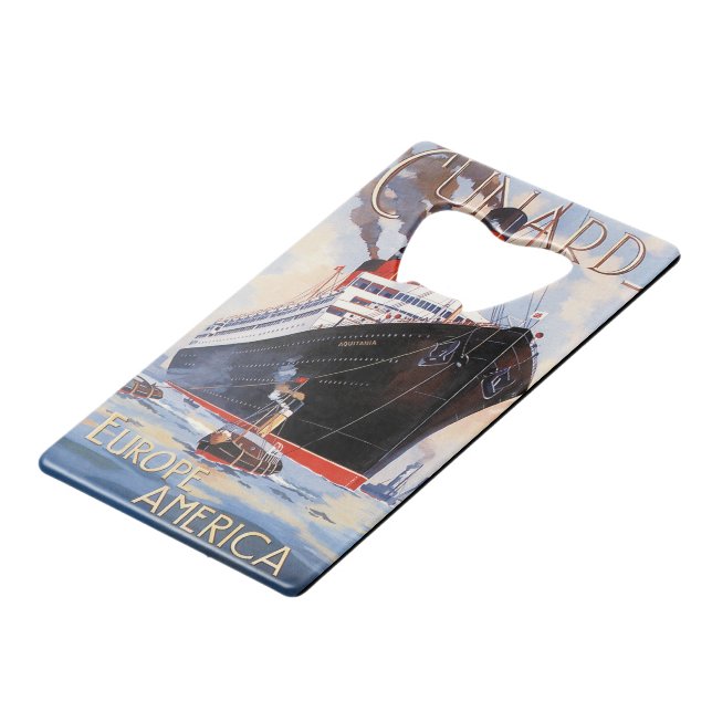 CUNARD OCEAN LINER AQUITANIA (Front Angled)