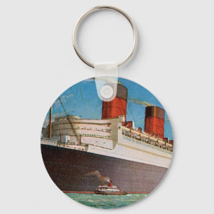 Cunard White Star Line's Queen Mary Key Ring