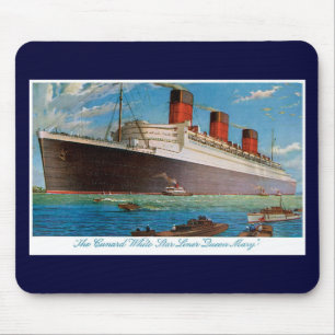 Cunard White Star Line's Queen Mary Mouse Mat