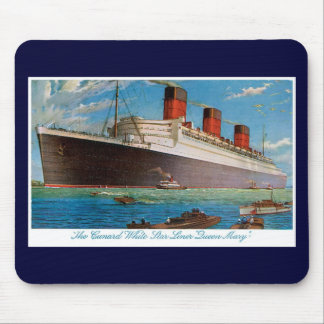 Cunard White Star Line's Queen Mary Mouse Mat