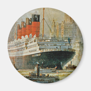Cunarder at New York Magnet
