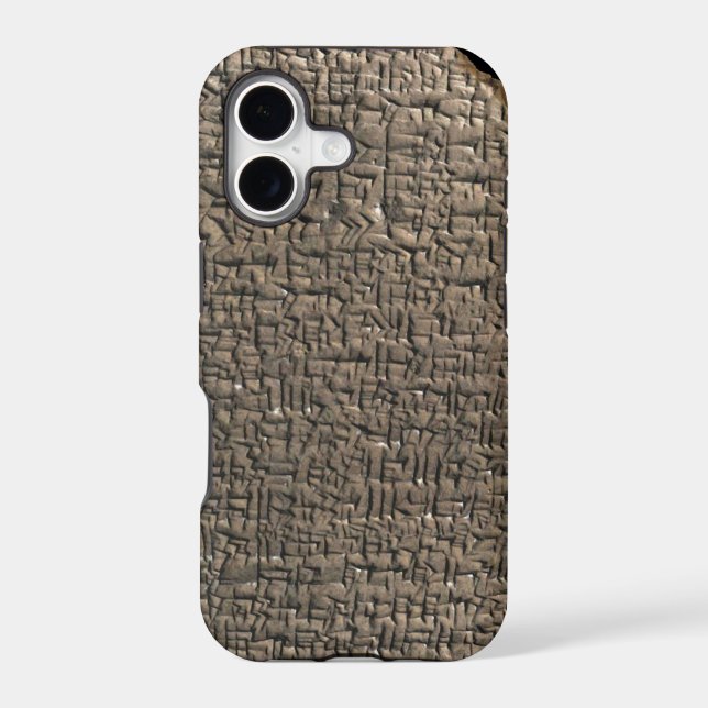 Cuneiform iPhone case (customisable to your phone) (Back)