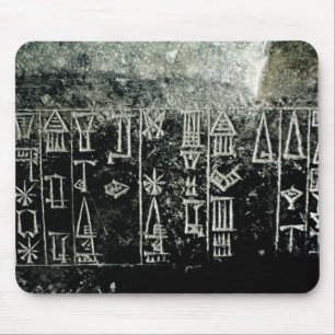 Cuneiform script mouse mat