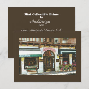 Cuneo Apartments Mimi Collectable Prints Postcard