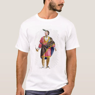 Cunne Shote, Chief of the Cherokees, 1780 (coloure T-Shirt