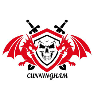 Cunningham family crest T-shirt