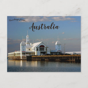 Cunningham Pier Geelong Victoria Australia Postcard