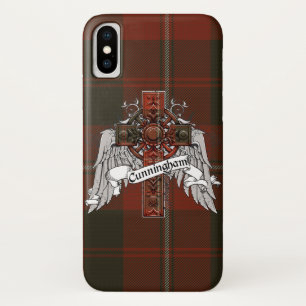 Cunningham Tartan Cross iPhone X Case