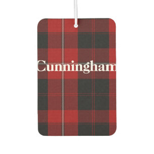 Cunningham Tartan Plaid Air Freshener