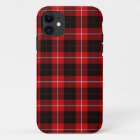 Cunningham Tartan Red Black Plaid