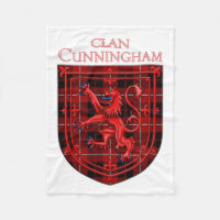 Cunningham Tartan Scottish Plaid Lion Rampant