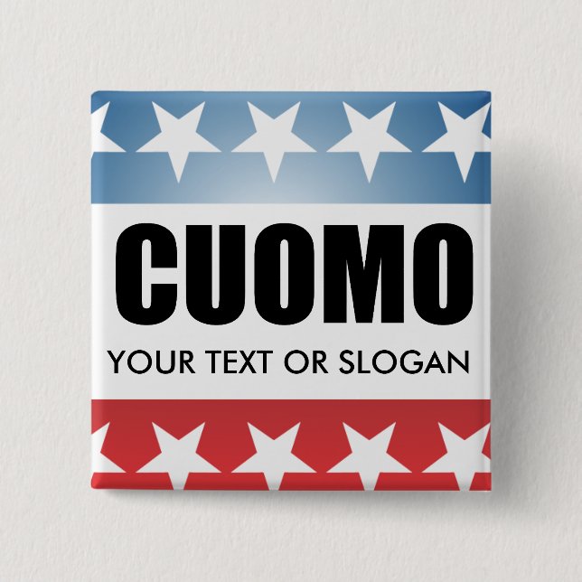 CUOMO 2010 15 CM SQUARE BADGE (Front)