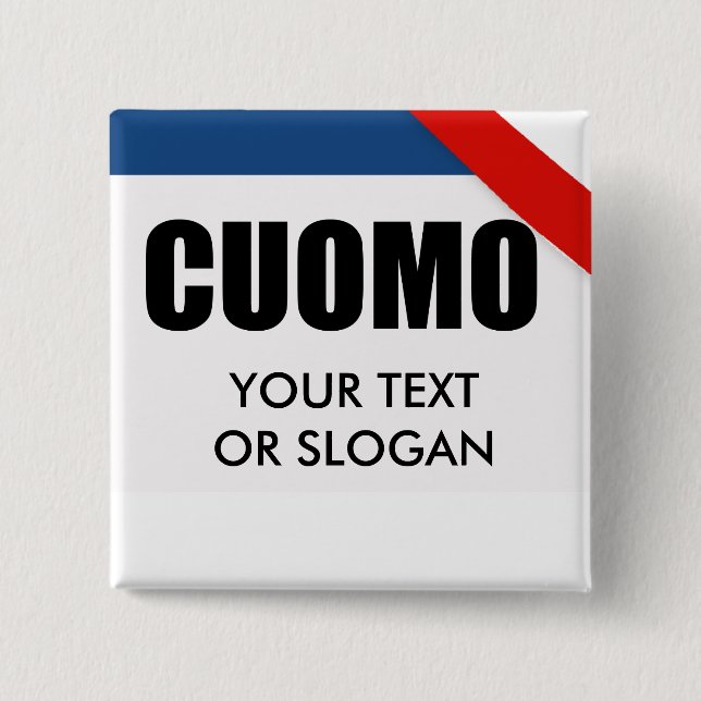 CUOMO 2010 15 CM SQUARE BADGE (Front)