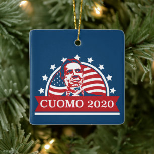 Cuomo 2020   Vote for President Ceramic Ornament