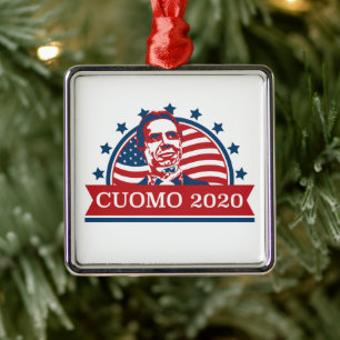 Cuomo 2020   Vote for President Metal Tree Decoration