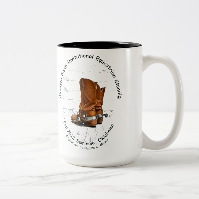 Cup, Almosta Farm Ride Fall 2012 Two-Tone Coffee Mug (Right)