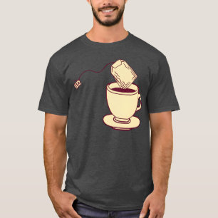 cup bag tea bag glass tea cane drink coffee thirst T-Shirt