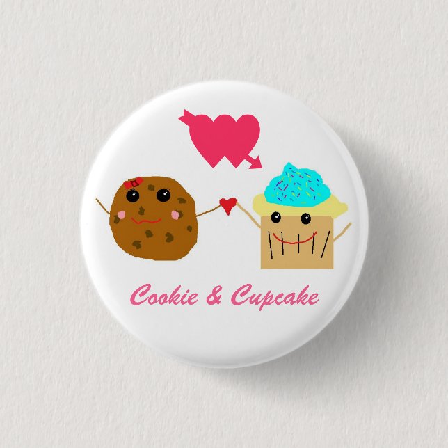 cup cake and cookie pin (Front)