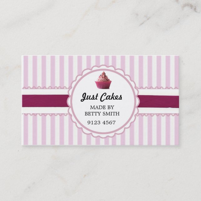 Cup Cake Business Card (Front)