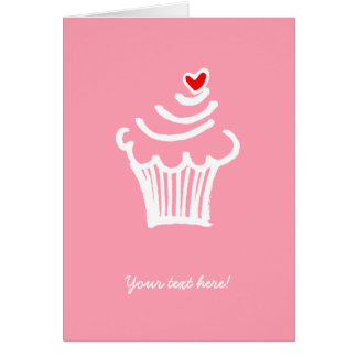 Cup cake card