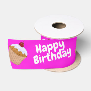 Cup cake satin ribbon