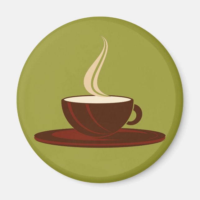 cup coffee cup coffee coffee magnet (Front)